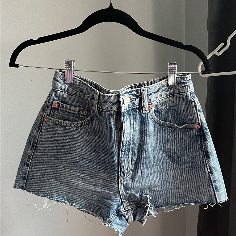 Garage Blue Jean Shorts